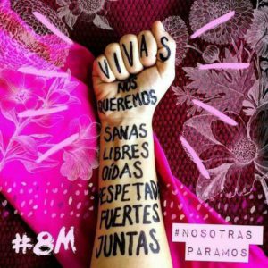 #MujeresEnHuelga #8M #NiUnaMenos #zaleandobarrerasdegénero #nosotrasparamos
