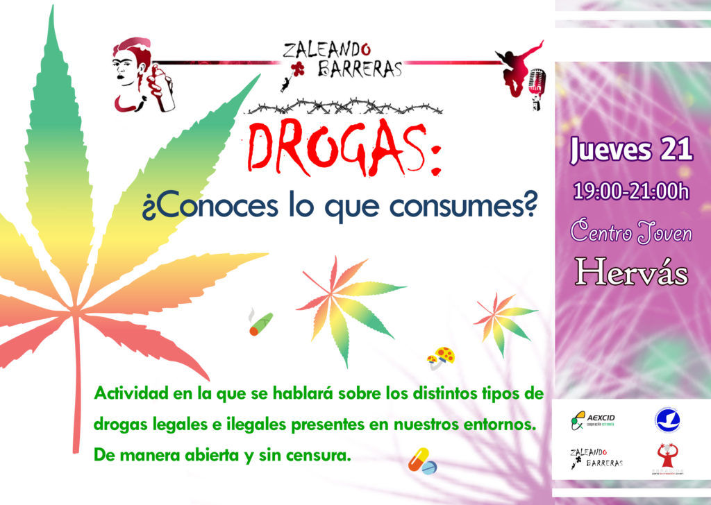 Taller sobre drogas. ¿Conoces lo que consumes?